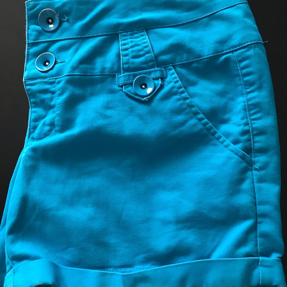Blue shorts